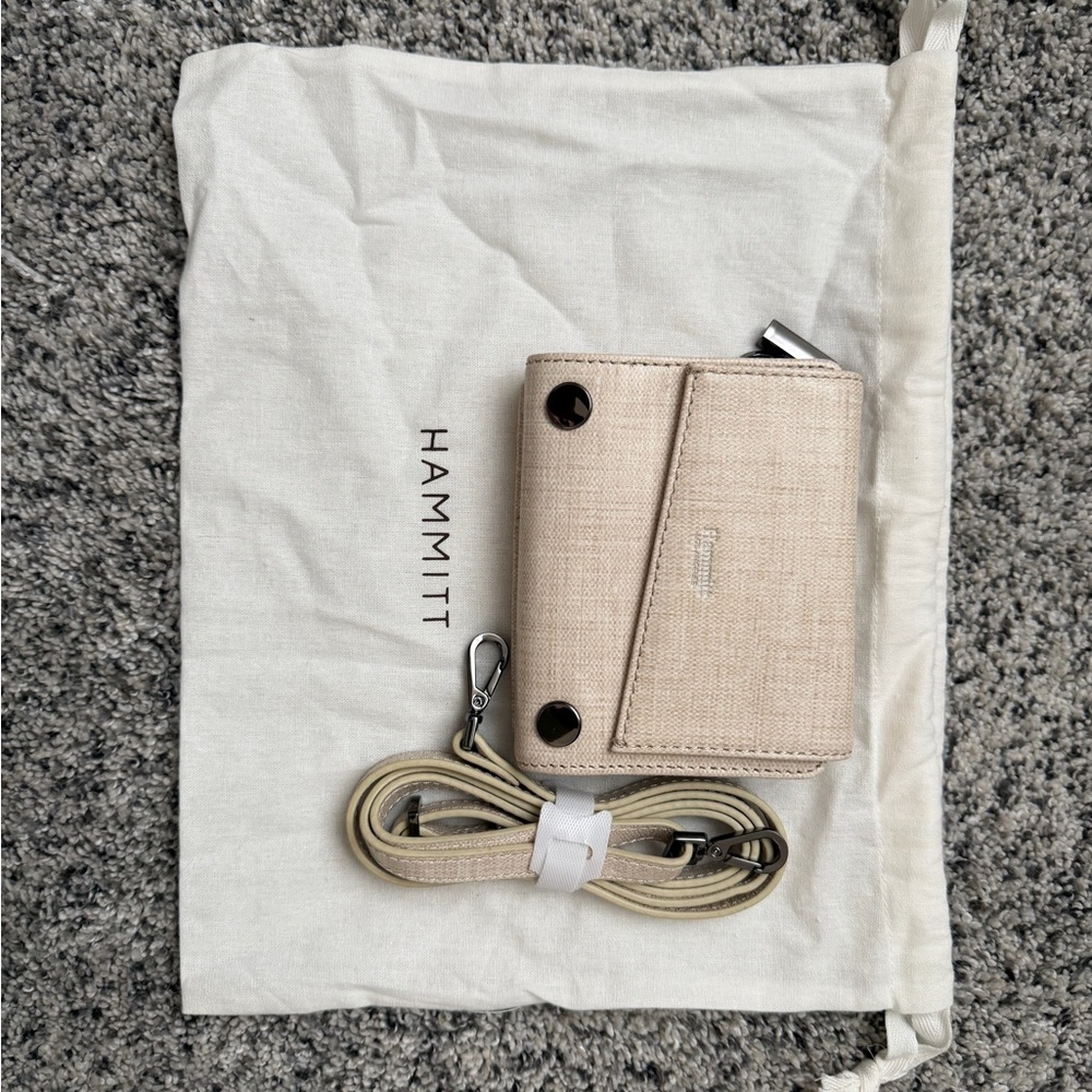 Hammitt Levy Small - Semolina Cream with Strap